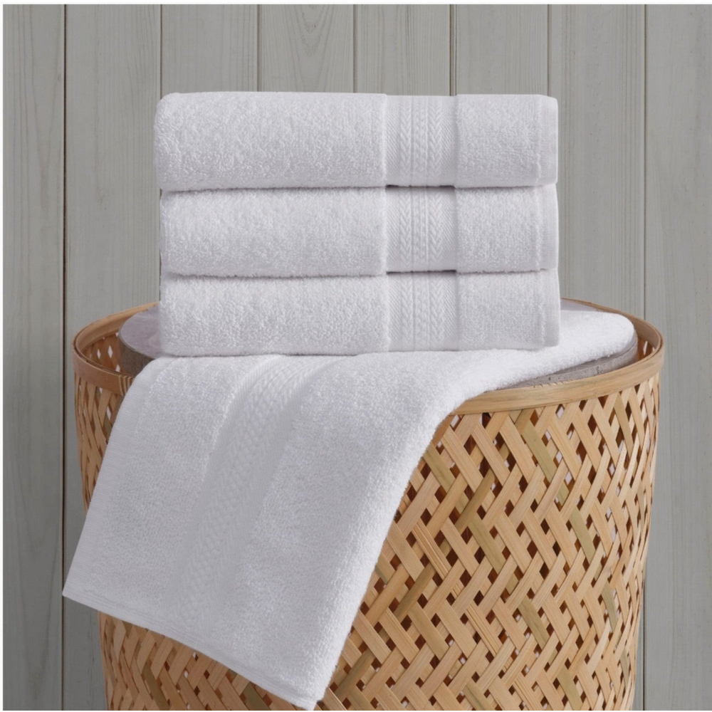 4-Piece Turkish Hand Towels Set, 100%  Cotton Premium - Picture 4 of 6